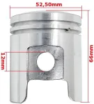 Other Stūmoklis WFM 125 52,50 mm 2 a&scaron;trūs
