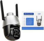 PNI House IP574 vaizdo stebėjimo kamera su &bdquo;Wi-Fi&ldquo;, PTZ, dvigubu objektyvu 4MP + 4MP, 10X optiniu priartinimu, IP65