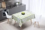 Le Jardin du Lin virtuvinis staltiesė su atsitiktiniu ra&scaron;tu 140 x 140 cm - sukurta ir pagaminta Turkijoje