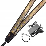 Led juosta 2x40cm juoda spintos Gablot ap&scaron;vietimas