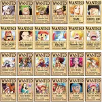 Fisapbxc Onepiece anime plakatas, 24 dalių Onepiece luffy premium plakatų rinkinys, wanted bounty plakatas, estetiniai paveikslėliai, sienų dekoracija, koliažo meno plakatas, anime dekoracija kambariui, bendrabučiui, gimtadieniui