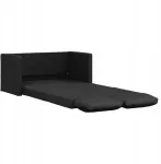 Kooko Home Zakito Home grindų sofa 2-in-1 juoda 112x60x55 cm