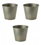 3 vnt. Ikea Citronmeliss vazono apvalkalas, pilkas, 15 cm, vidaus ir lauko
