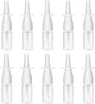 Rafiyu 10 vnt. tu&scaron;čių nosies pur&scaron;kalų buteliukų rinkinys, 10 ml plastikinis daugkartinis purk&scaron;tuvas, pur&scaron;kimo buteliukas, mažas, daugkartinio naudojimo smulkaus pur&scaron;kimo buteliukai, skaidrus nosies pur&scaron;kimo buteliukas