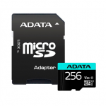 Atminties kortelė ADATA | Premier Pro | UHS-I U3 | 256 GB | micro SDXC | Flash atminties klasė 10 | su adapteriu