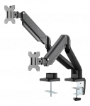 Stalinis laikiklis DELTACO OFFICE su dujine spyruokle 17"-32", 1,5-8kg, 75x75-100x100DE / ARM-0351