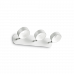 Lubinis &scaron;viestuvas Ideal Lux 18W ceiling lamp with 3 lights OBY, 3000K, juodas