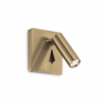 Sieninis &scaron;viestuvas Ideal Lux 3W wall lamp with 1 light LITE, 3000K, juodas