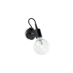 Sieninis &scaron;viestuvas Ideal Lux Wall lamp with 1 light EDISON, E27, juodas