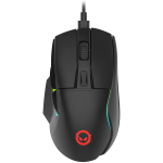 LORGAR Jetter 357, žaidimams pelė, Optinė pelė žaidimams su 6 programuojami mygtukai, Pixart ATG4090 sensor, DPI can be iki 8000, 30 million times key life, 1.8m PVC USB kabelis, Matinis UV coating ir RGB lights su 4 LED flowing mode, size:124.90*71. ...