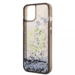 Apple iPhone 14 Karl Lagerfeld dėklas Liquid Glitter RSG (KLHCP14SLCRSGRK) juodos spalvos