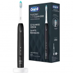 Elektrinis dantų &scaron;epetėlis Oral-B Pulsonic Slim Clean 2000, juodos spalvos