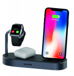 Swissten &bdquo;Prestigio Swistten 4in1 MFI&ldquo; belaidė įkrovimo stotelė, 45 W, skirta &bdquo;Apple iPhone&ldquo; / &bdquo;iPod&ldquo; / &bdquo;Apple Watch&ldquo;