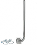 Extralink L250x750 | Balkono turėklai | 250x750mm, su M8 spaustukais, plieniniai, cinkuoti