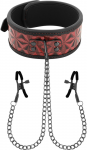 Begme Red Edition BEGME Raudona Edition Adjustable Collar with Neoprene Lining & Clamp Set