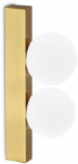 Sieninis &scaron;viestuvas 6W LED pavir&scaron;inis &scaron;viestuvas PING PONG, žalvario sp., 3000K