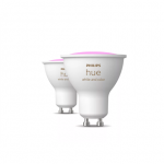 Philips Hue Smart Spotlight, 2vnt pakuotė | GU10 | 4,2 W | &Scaron;iltas iki &scaron;altas baltas ir spalvotas
