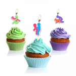 Little Genie Productions Gift Republic Fun Pose Party Candles Colorful Set 6pcs