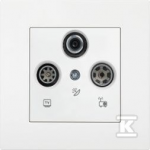 Panasonic GN.TV-SAT-Radijas KOŃCOWE KARRE Baltas