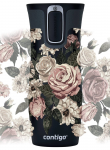 Termo puodelis Contigo West Loop 2.0 470 ml &bdquo;Glamour Gėlės &ndash; Juodas&rdquo;