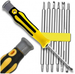 Tikslūs atsuktuvai elektronikai, 12v1, TORX bitai