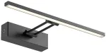 8W LED sieninis &scaron;viestuvas LINEAR, juodas, 3000K, 01-3461