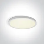 Lubinis &scaron;viestuvas 18W LED vidaus plafonas, apvalus, baltas, 2800/3200/4000K, 62006/W/V