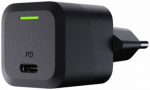 Green Cell Lādētājs Žalias Cell PowerGan USB-C Power Delivery 33W Juodas