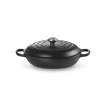 Le Creuset Ketaus seklus puodas 30cm | 3,5L matinis juodas