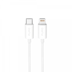 Puro TPE 20W USB-C - Lightning kabelis 3m - baltos spalvos