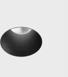 8W LED užglaistomas &scaron;viestuvas NANO R TRIMLESS, juodas, 3000K, 50&deg;, IP44