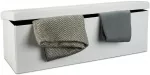 Relaxdays Laikymo pufas, 114x38x38 cm, juodas