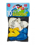 Viborg Ballon As &Scaron;vedijos vėliavos balionai, 10 vnt.