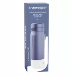 Gertuvė Wessper B2 GLASS Actitex&trade; filtro butelis 700 ml, mėlynas (WES270-700-BL_K)