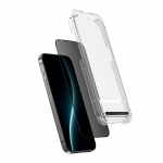 Benks Apsauginis stiklas Glass Warrior Privacy skirtas Apple iPhone 17/16 Pro juodas