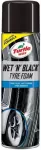 TURTLE WAX Wet N Juodas Foam, padangų juodiklis - putos, 500 ml