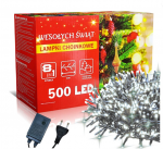 Happy People Kalėdinės lemputės 500 led Kalėdinė girlianda Led 500, 34 metrai &Scaron;altai baltos spalvos K-31