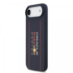 Red Bull Raudona Bull Raudona Bull Silicone Vertical Logo MagSafe dėklas skirtas Apple iPhone Air mėlynos spalvos