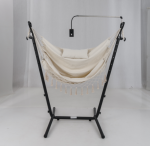 Promotions Kabantis krėslas su stovu, 152x107x96-146 cm, smėlio spalvos