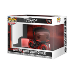 FUNKO POP! Vinilinė figūrėlė: Tron Ares - Athena with Light Cycle, 10 cm