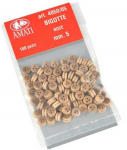 Amati graikinio rie&scaron;uto jufersai 5 mm, 100 vnt. laivų modeliams