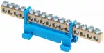 Simet Gnybtų juosta N15 neutrali 15-torė 16mm 400V AC 63A mėlyna 81702003