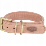 Trixie Pure antkaklis &scaron;uniui odinis rožinė XS: 25&ndash;31 cm/25 mm