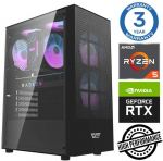 Stacionarus kompiuteris INTOP Ryzen 5 3600 16GB 1TB SSD M.2 NVME RTX3050 6GB no-OS (RW67475NS) (Atnaujinta)