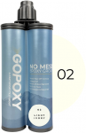 GoPoxy Epoxy 02 - Light Ivory dvikomponentis plytelių tarpų glaistas 400 ml kartridžas