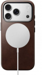 Nomad Traditional Leather dėklas, rustic rudos spalvos (Horween) - Apple iPhone 17 Pro