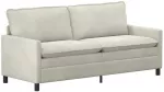 Sofa Sofos komplektas 2 vnt. Kreminė Aksomas