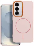 Oem Dėklas na Samsung A57 Frame Mag Cover suderinamas su MagSafe pudra rožine spalva