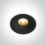 12W LED įleidžiamas &scaron;viestuvas, juodas, 3000/3500/4000K, 10112DX/B/V