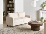 Beliani 3 vietų sofa MARE Boucle smėlio spalvos